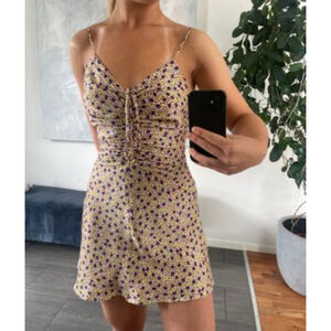 Zara New! Sweet Floral Mini Dress